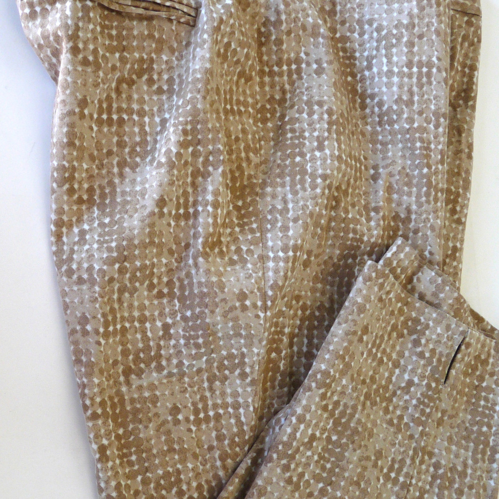 Chico's tam cotton satine capris 2 cropped pants